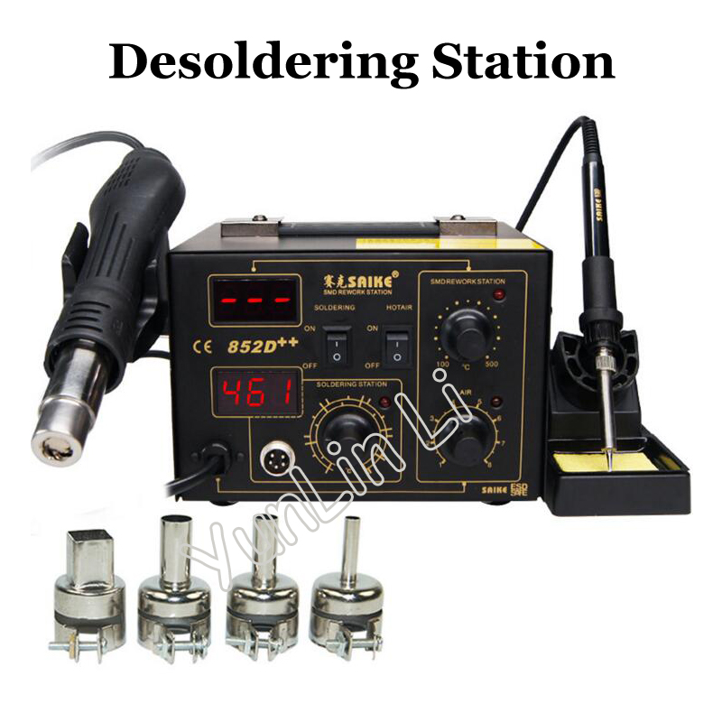 High Power Digital Display 852 - Smd Rework Station Hot Air Soldering 2 In 1 recension och pris