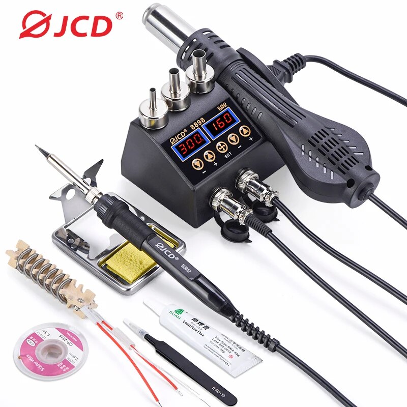 JCD 8898 Soldering Station 750 - Smd Rework Station Hot Air Soldering 2 In 1 recension och pris
