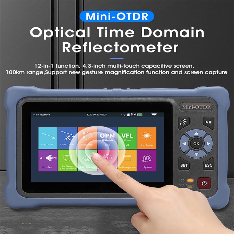 4.3 Inch Touch Screen MINI OTD - Optical Time Domain Reflectometer Otdr 1310 1550Nm recension och pris