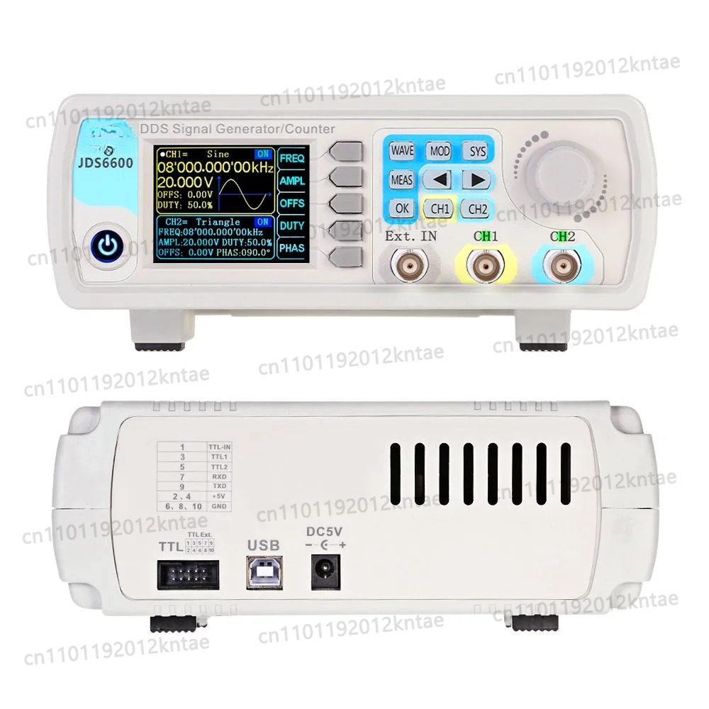 JDS6600 15/30/40/50/60MHz DDS  - Dual Channel Arbitrary Waveform Function Generator 60Mhz recension och pris