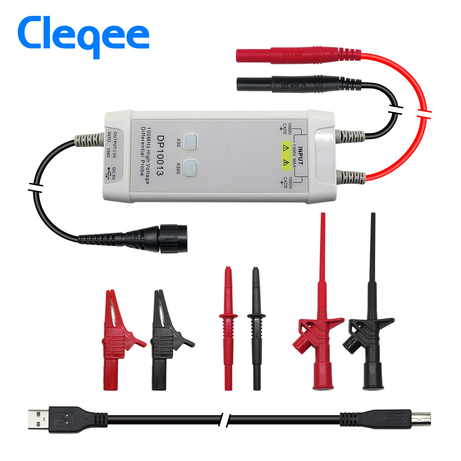 Cleqee 1300V 100MHz High Volta - High Voltage Differential Probe 100Mhz 1300V recension och pris