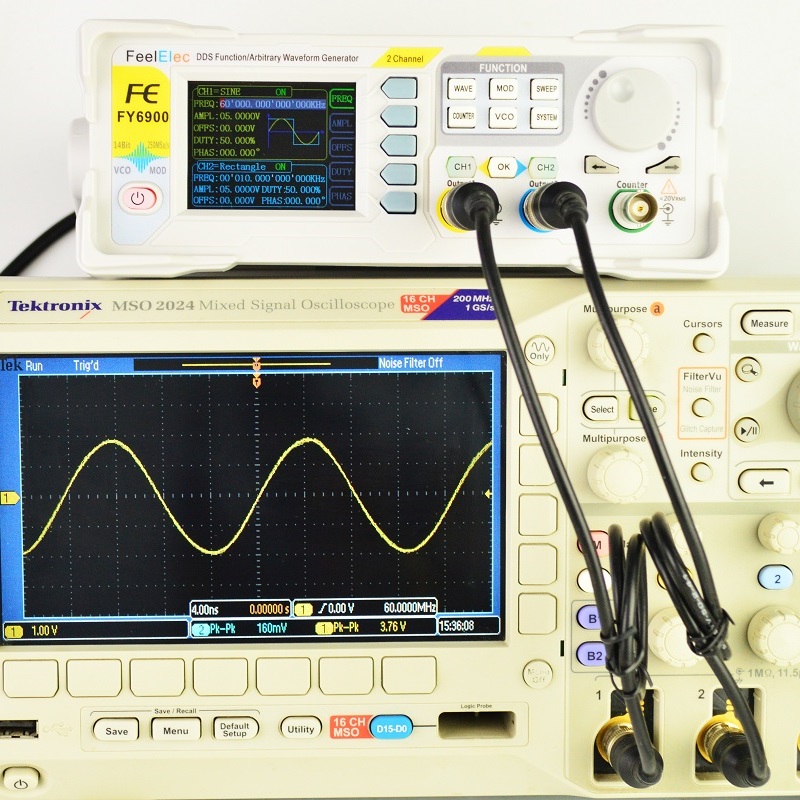 Feelelec FY6900 0-60MHz Digita - Dual Channel Arbitrary Waveform Function Generator 60Mhz recension och pris