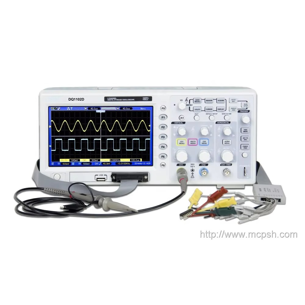 DQ9104 DQ9204 DIGITAL STORAGE  - Digital Storage Oscilloscope 4 Channel 100Mhz recension och pris