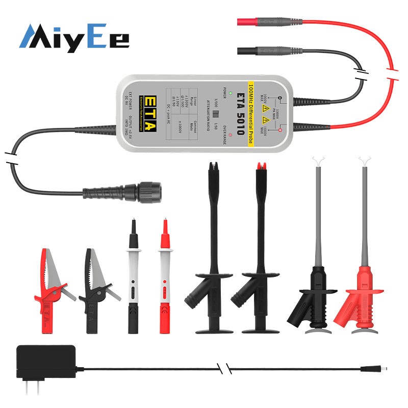 Miyee ETA5002/ETA5010/ETA5026  - High Voltage Differential Probe 100Mhz 1300V recension och pris