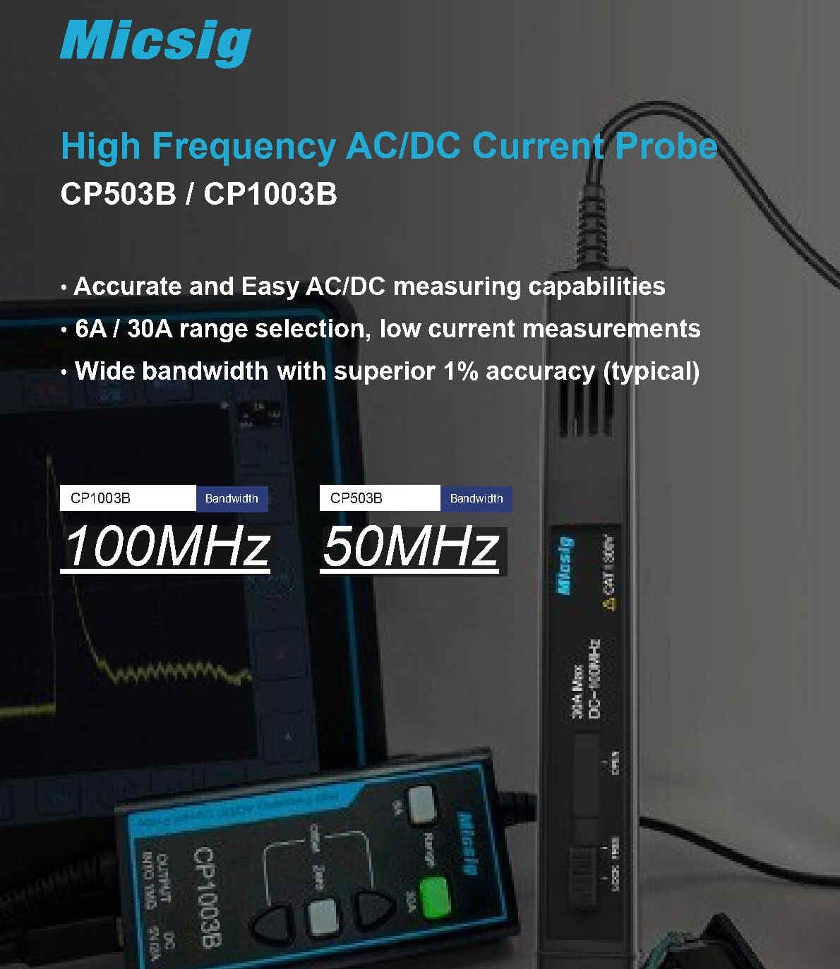 High Frequency AC/DC Current P - Current Probe Ac Dc 50Mhz Oscilloscope recension och pris