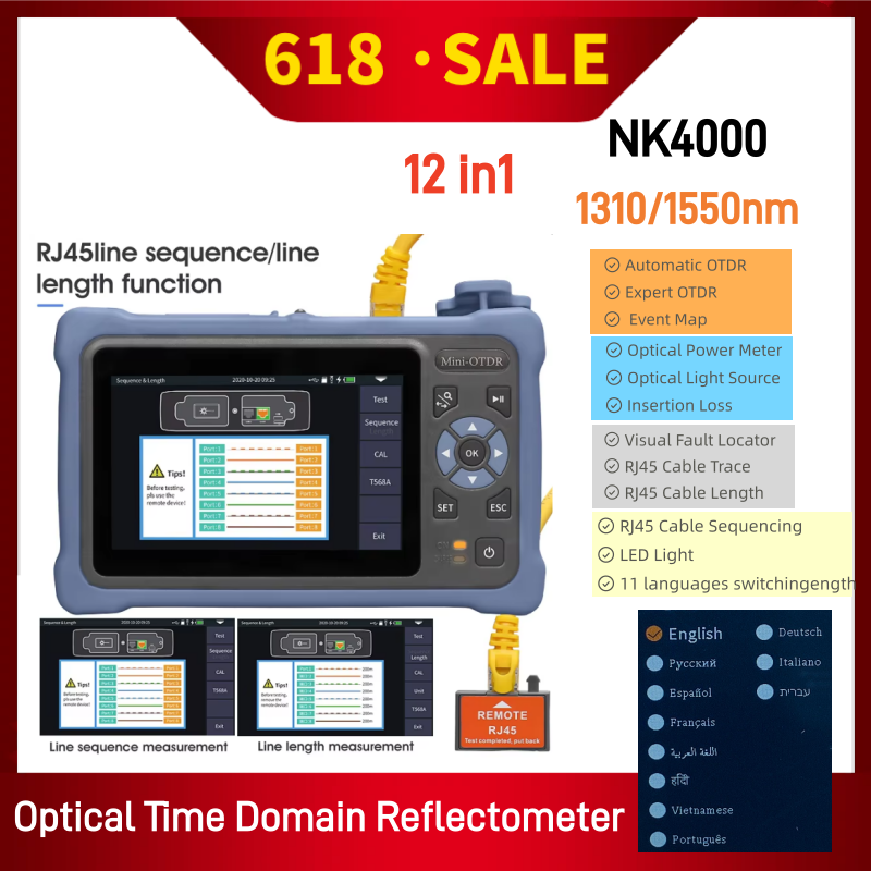 MINI OTDR 1310/1550nm 26/24dB  - Optical Time Domain Reflectometer Otdr 1310 1550Nm recension och pris