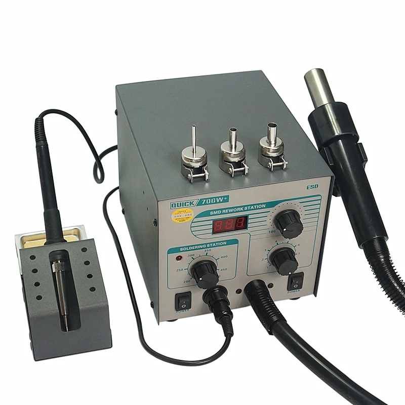 Quick 706w+ 2 in 1  Smd Solder - Smd Rework Station Hot Air Soldering 2 In 1 recension och pris