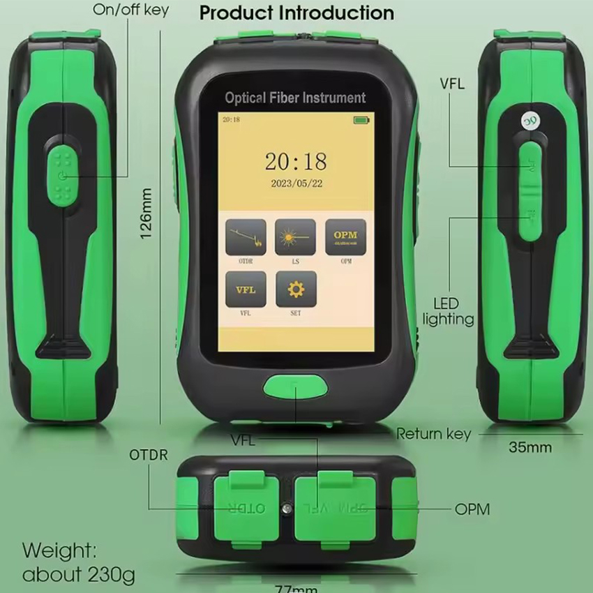 1310/1550nm Handheld Moderate  - Optical Time Domain Reflectometer Otdr 1310 1550Nm recension och pris