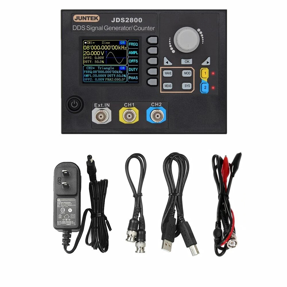JDS2800-15M 60MHz DDS Function - Dual Channel Arbitrary Waveform Function Generator 60Mhz recension och pris