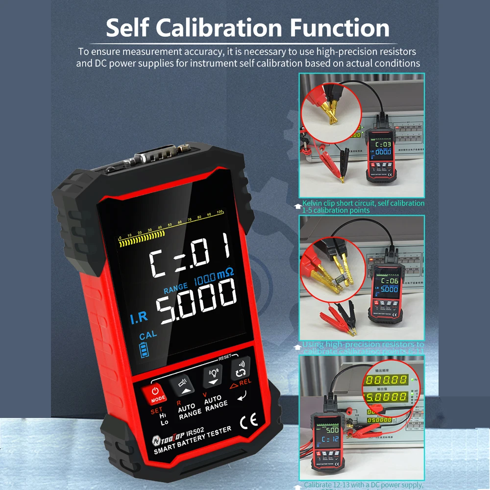 TOOLTOP ±120V Internal Resista - Battery Internal Resistance Tester Four Wire recension och pris