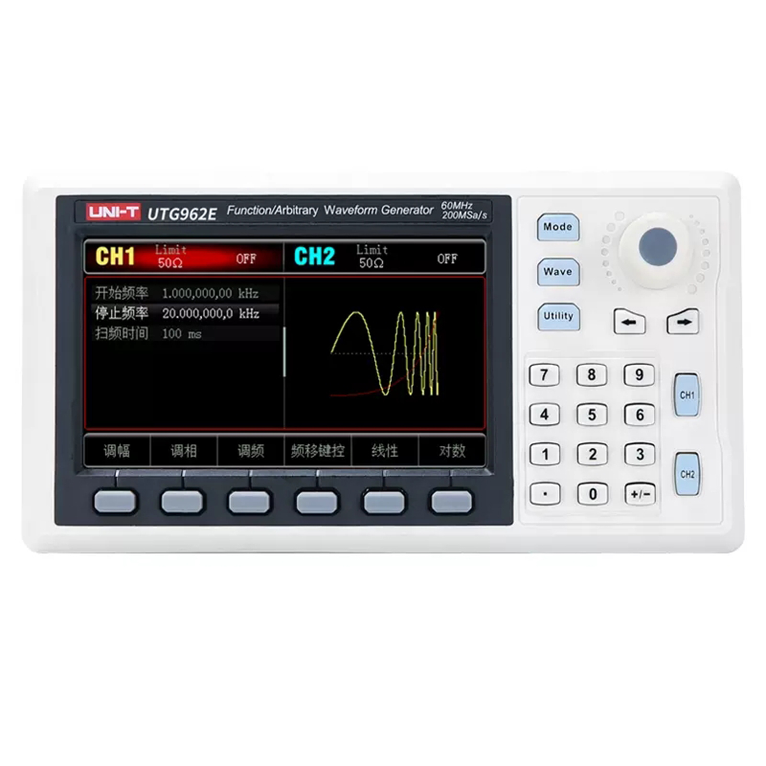 UNI-T UTG932E UTG962E Function - Dual Channel Arbitrary Waveform Function Generator 60Mhz recension och pris