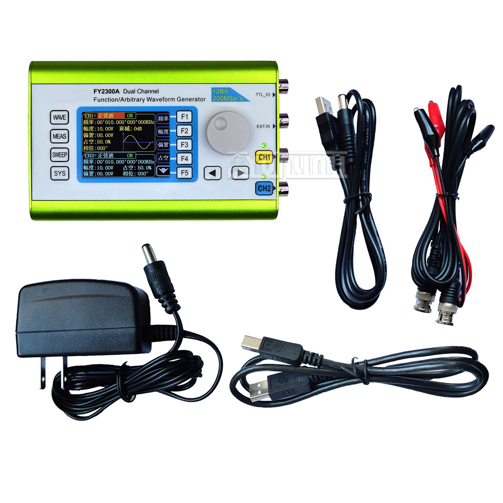 FY6300 FY2300 Dual Channel DDS - Dual Channel Arbitrary Waveform Function Generator 60Mhz recension och pris