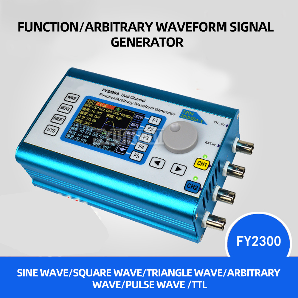 FY6300 FY2300 Dual Channel DDS - Dual Channel Arbitrary Waveform Function Generator 60Mhz recension och pris
