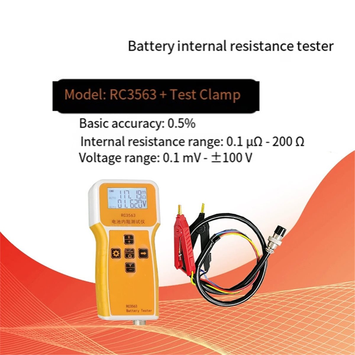 RC3563 High- Internal Resistan - Battery Internal Resistance Tester Four Wire recension och pris