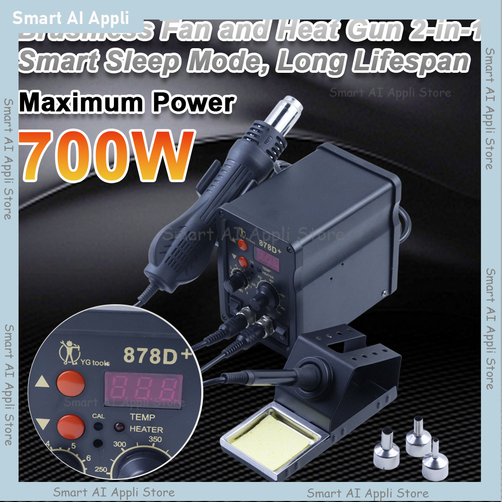 2 in 1 Soldering Station with  - Smd Rework Station Hot Air Soldering 2 In 1 recension och pris
