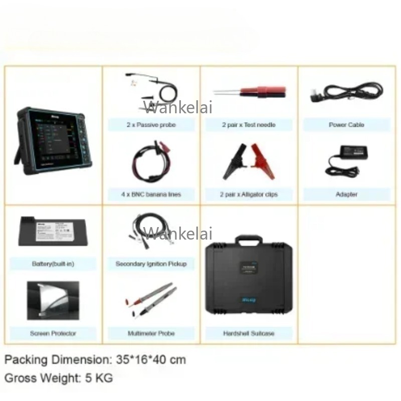 Micsig Automotive Tablet Oscil - Handheld Tablet Oscilloscope Touchscreen 100Mhz recension och pris