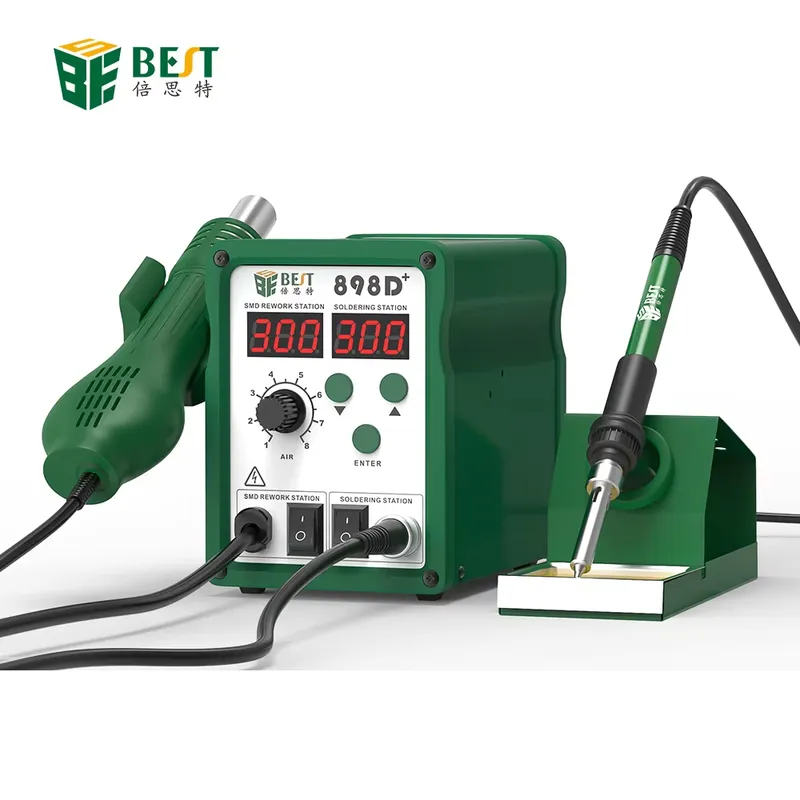 BST-898d+ Digital Soldering St - Smd Rework Station Hot Air Soldering 2 In 1 recension och pris